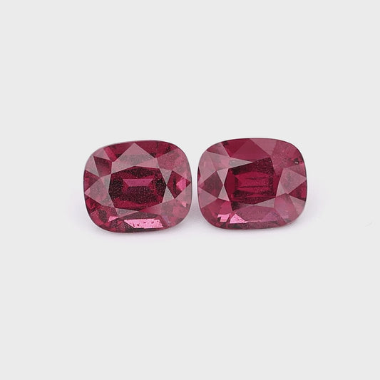 Rhodolite Garnet Pair 3.12ct